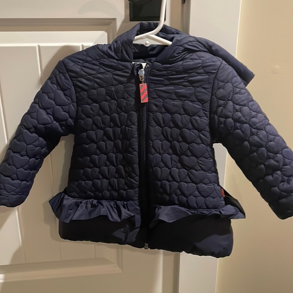 Billie blush navy blue jacket